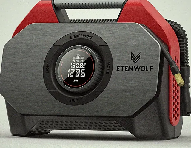 Cordless Air Pump ETENWOLF Vortex S6SE 160PSI Dual Cylinder