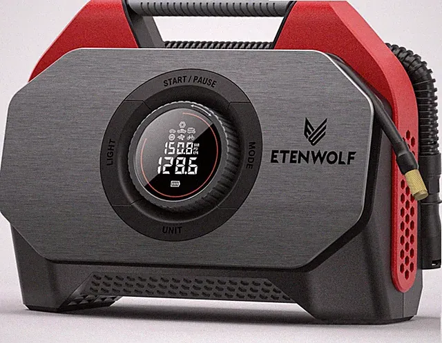 Cordless Tire Inflator ETENWOLF Vortex S6SE 160PSI Dual