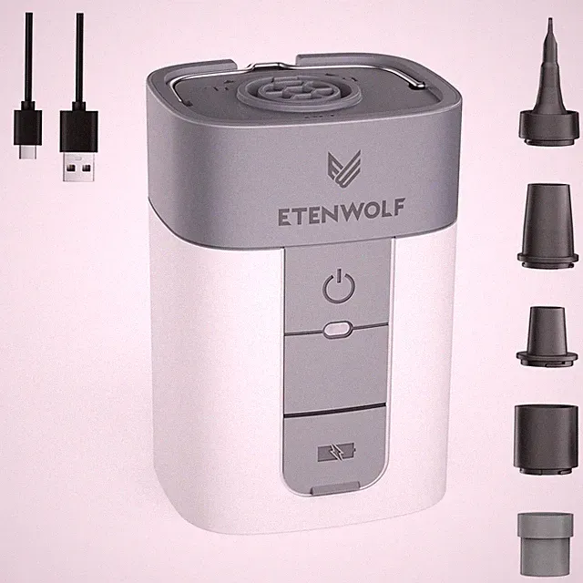 ETENWOLF AIR 5 Air Pump for Inflatables, 5200 mAh Portable Electric Air Pump,...