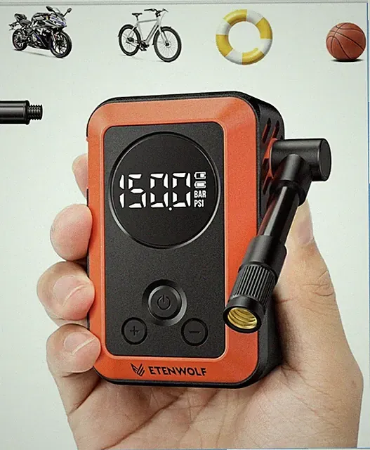 ETENWOLF S0 Mini bomba de bicicleta, inflador de neumáticos de 150 PSI