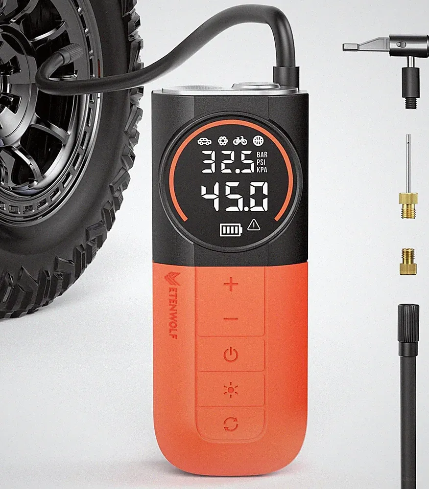 ETENWOLF S1 Tire Inflator Portable Air Compressor, 160PSI Air Pump for Car Tires