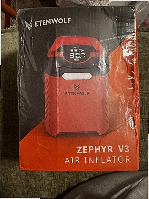 ETENWOLF ZEPHYR V3 Portable Bicycle, Car, Tire Inflator 7800mAh battery A3