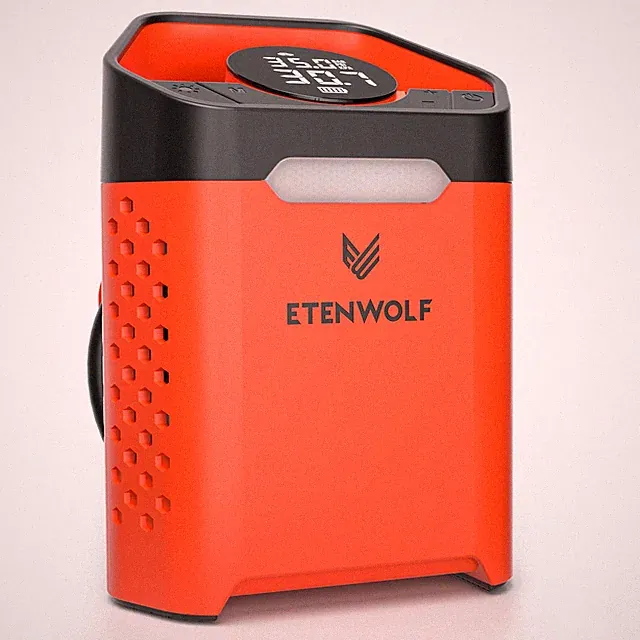 ETENWOLF ZEPHYR V3 Portable Car Compressor 160 PSI 100% Duty Cycle 7800mAh