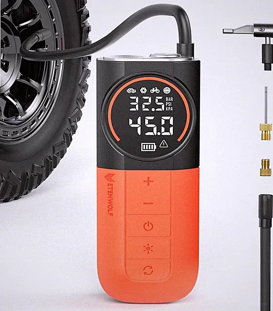 S1 Tire Inflator Portable Air Compressor, 160PSI Air Pump for Car Tires, Bike...